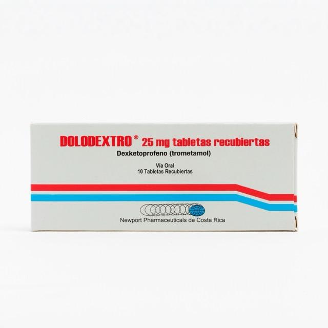 Dolodextro 25 mg Tabletas Recubiertas