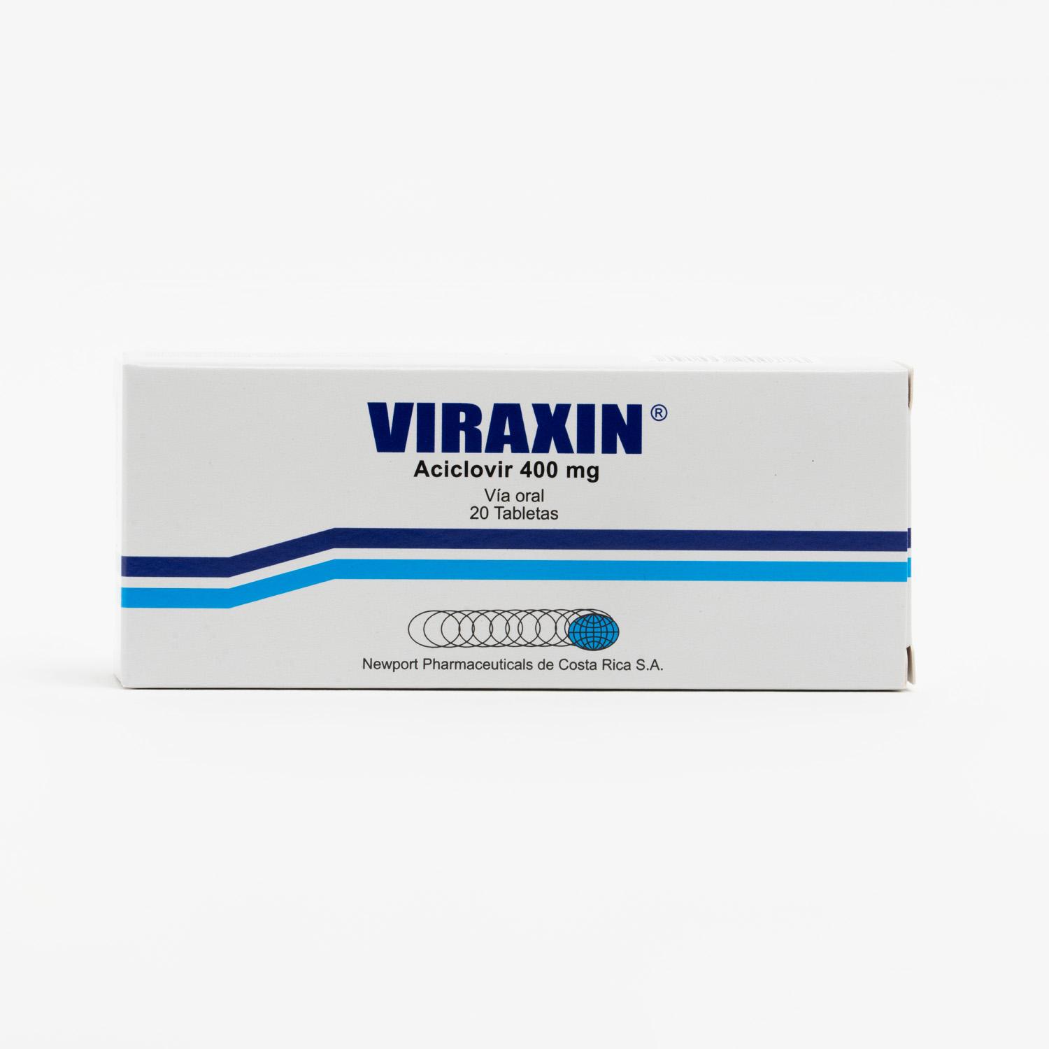 Viraxin 400 mg Tabletas